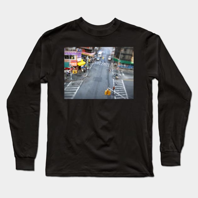 New York City Crossroad Miniature Long Sleeve T-Shirt by Reinvention